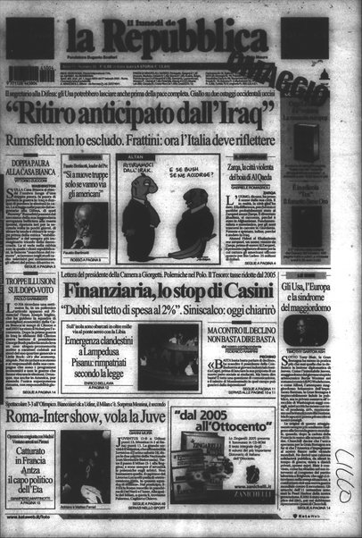 Il lunedì de La repubblica